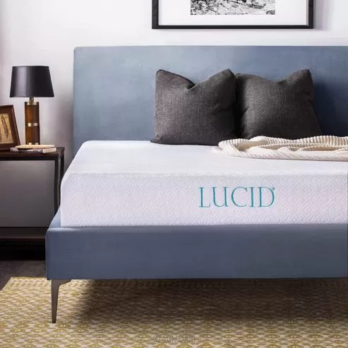 lucid 10 inches memory foam mattress