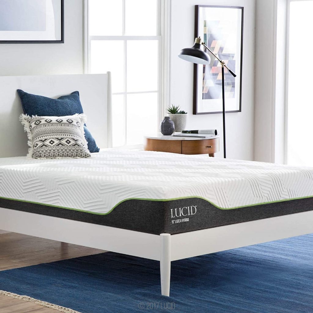 LUCID Twin Latex Hybrid Mattress